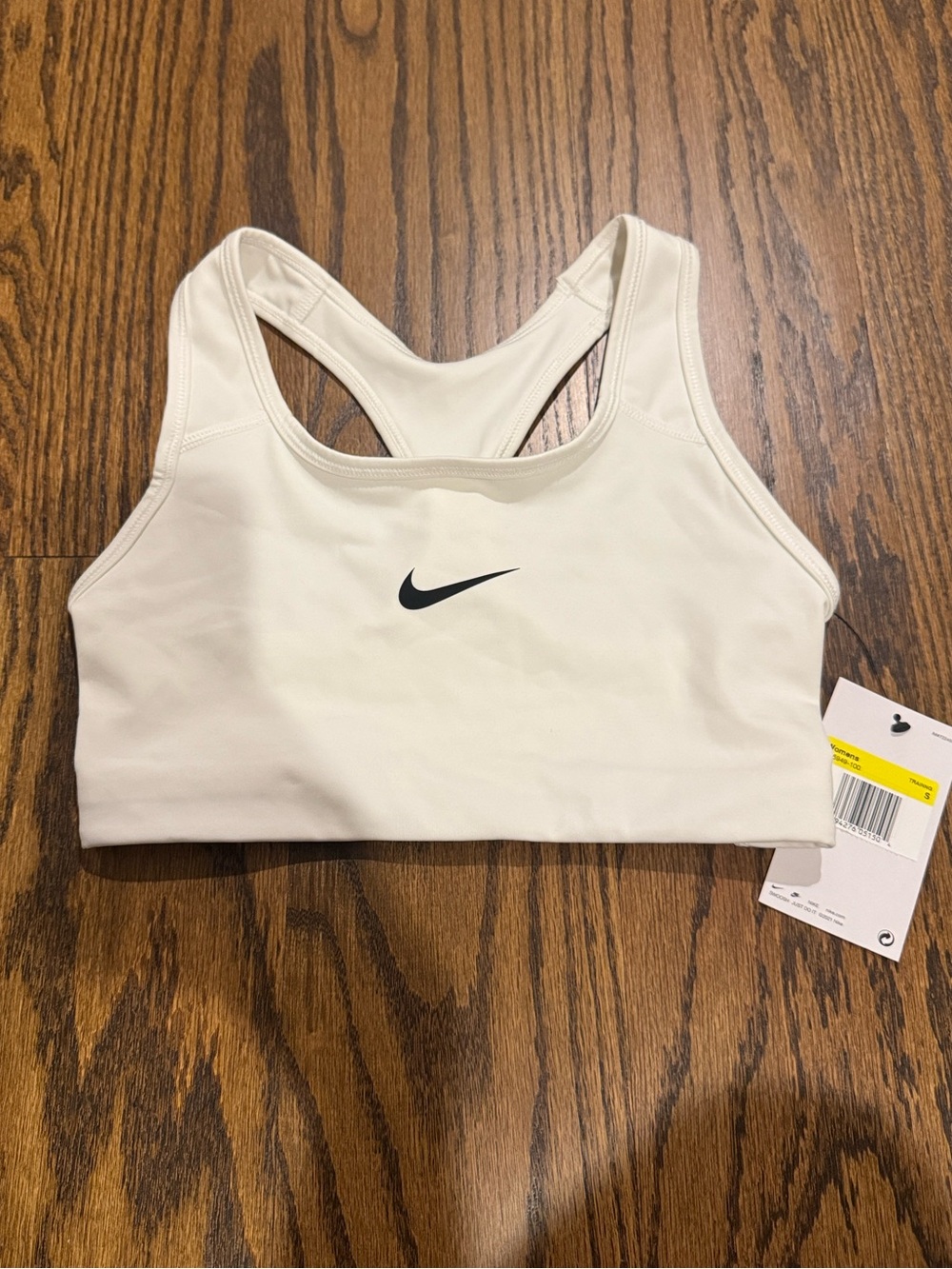 Nike White Sports Bra